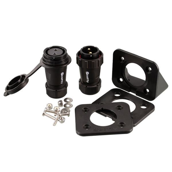 Scotty 2121 Marine Grade Plug  Socket - 12V