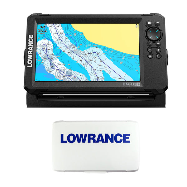 Lowrance Eagle Eye 9 Live w/T/M Transducer  C-MAP Inland Charts  Suncover
