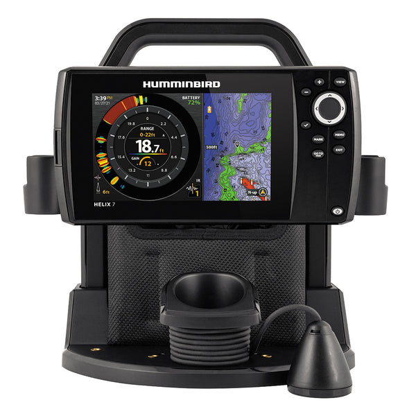 Humminbird ICE HELIX 7 CHIRP GPS G4 all-season fish finder, unit without battery