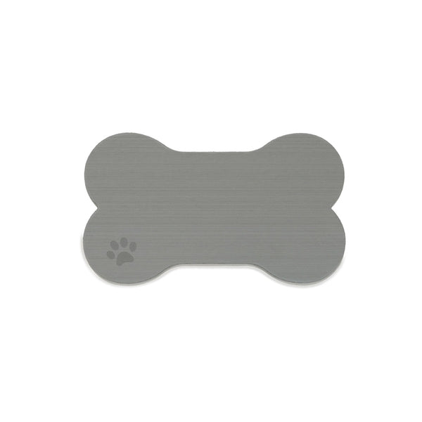 SeaDek Dog Bowl Mat - Storm Grey/Black - Small - 12" x 21"