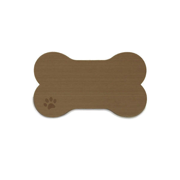 SeaDek Dog Bowl Mat - Cappuccino/Black - Small - 12" x 21"