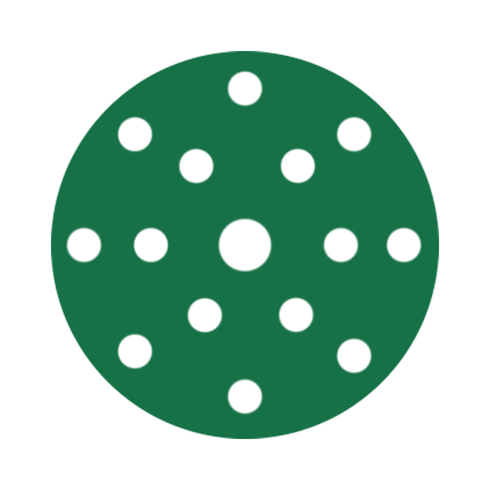 RUPES PROCUT Film Abrasive Discs 150mm (6") - 15 Holes - P400 Grit *Box of 50pcs [9.45FD400]