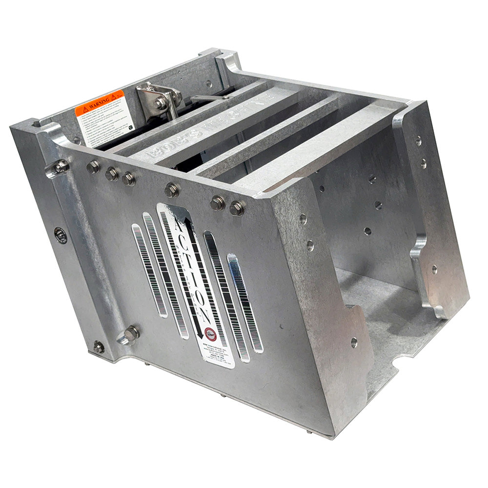 Bob's Machine 16" Setback Action Series Hydraulic Jack Plate - Silver [100-116101-NOPC]