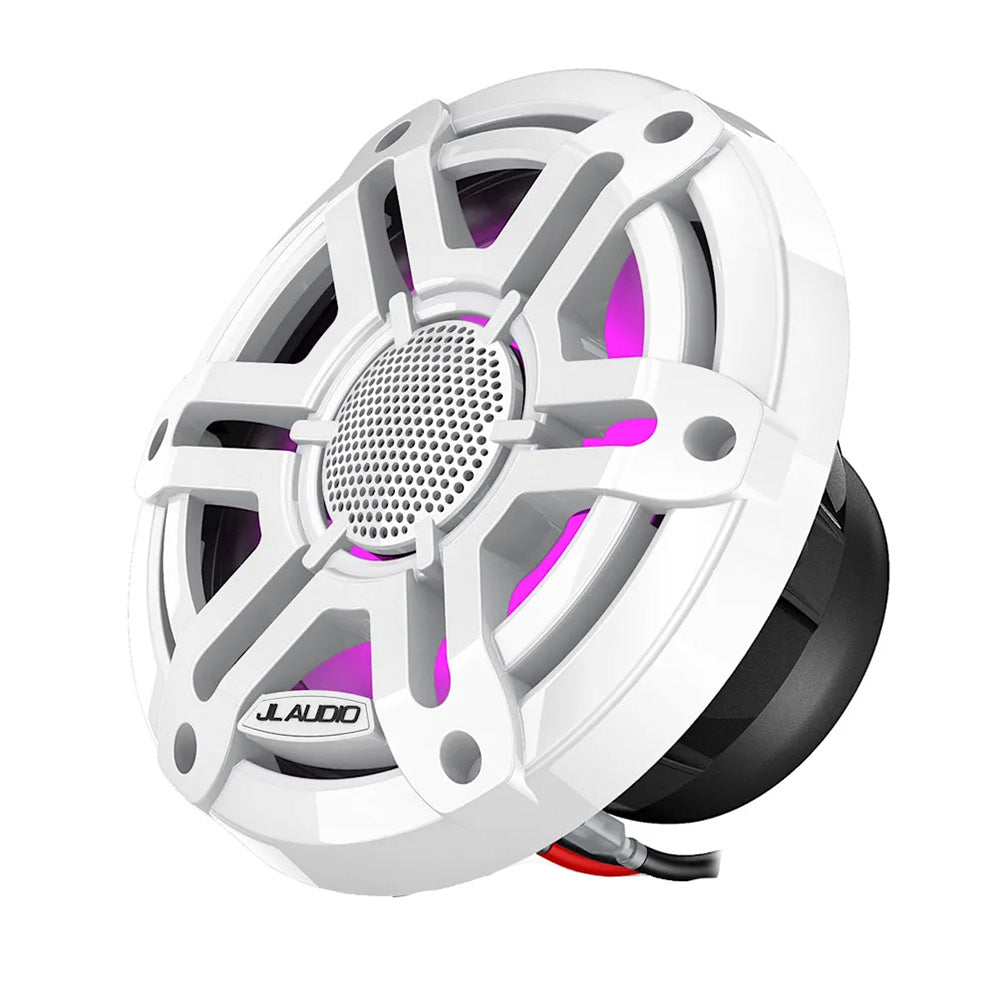 JL Audio M200 Marine Speakers 6.5" LED w/White Sport Grille [010-04753-02]