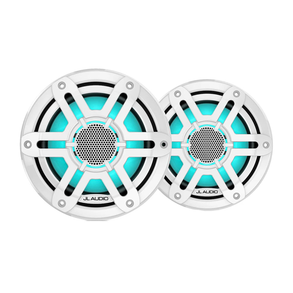 JL Audio M200 Marine Speakers 6.5" LED w/White Sport Grille [010-04753-02]