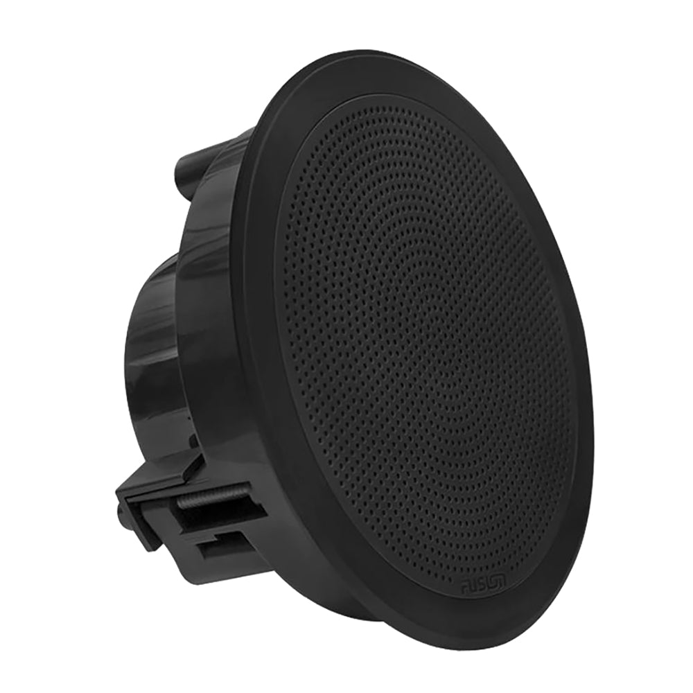 Fusion FM-F65RB FM Series 6.5&quot; Flush Mount Round Marine Speakers - Black Grill - 120W [010-02299-01]