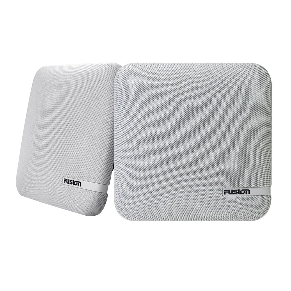 Fusion SM-F65CW SM Series 6.5&quot; Shallow Mount Square Speakers - White Cloth Grill - 100W [010-02263-10]