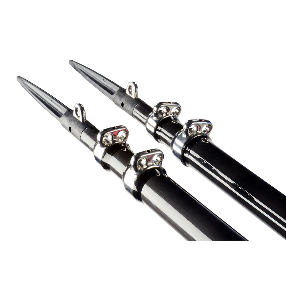 C.E. Smith Gen3 Center Rigger Pole - Black - 2-Section - 12