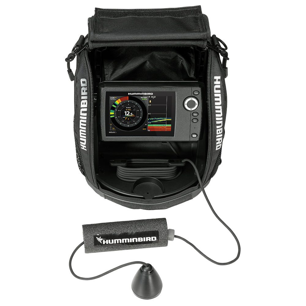 Humminbird ICE HELIX 5 CHIRP G3 sonar-only ice fishing unit, additional view
