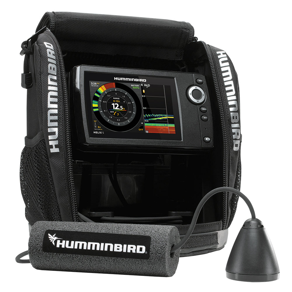 Humminbird ICE HELIX 5 CHIRP G3 sonar-only ice fishing unit, additional view