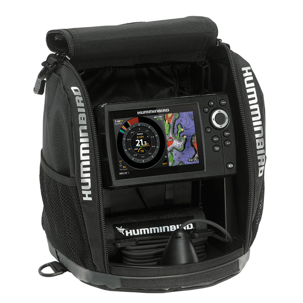 Humminbird ICE HELIX 5 CHIRP GPS G3 sonar/GPS combo fish finder, additional view
