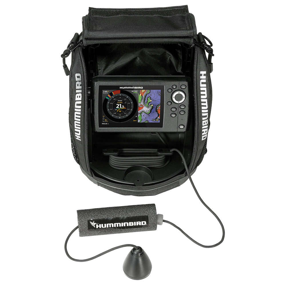 Humminbird ICE HELIX 5 CHIRP GPS G3 sonar/GPS combo fish finder, additional view