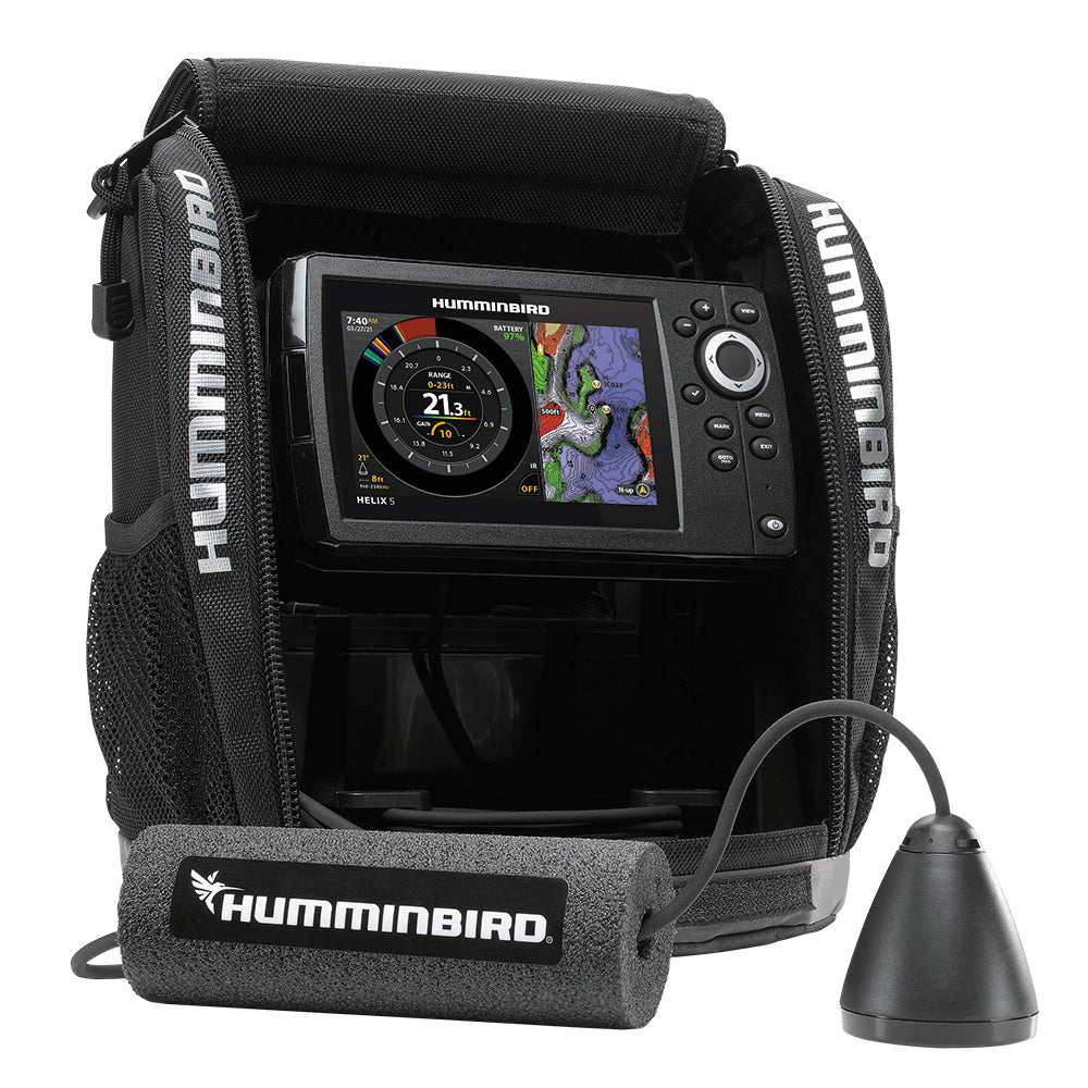 Humminbird ICE HELIX 5 CHIRP GPS G3 sonar/GPS combo fish finder, additional view