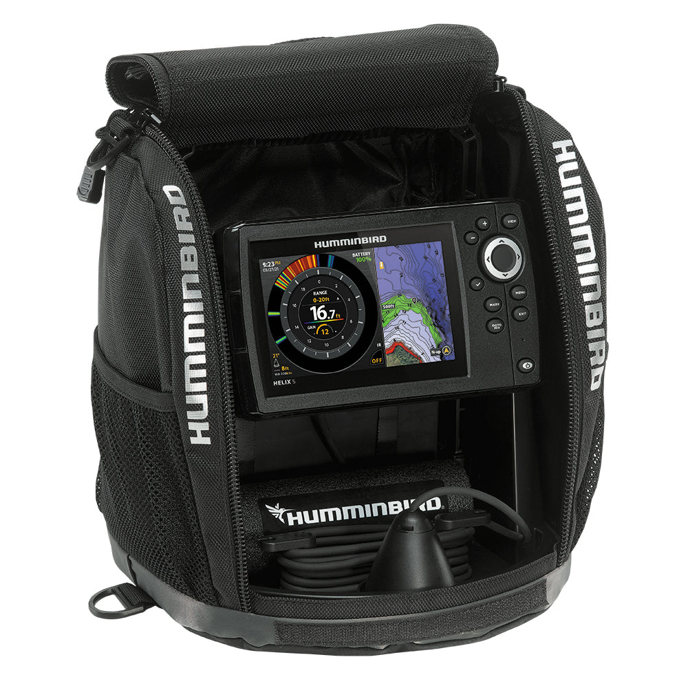 Humminbird ICE HELIX 5 CHIRP GPS G3 all-season sonar/GPS fish finder, additional view