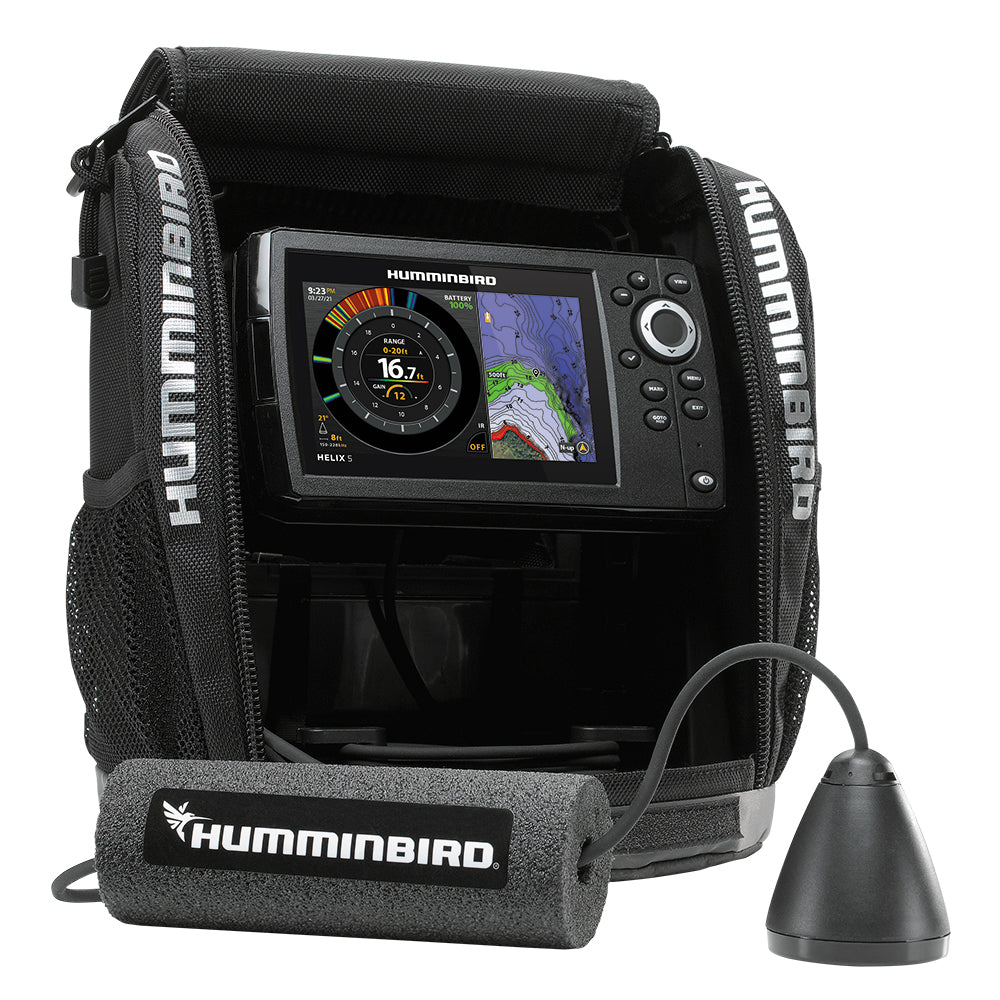 Humminbird ICE HELIX 5 CHIRP GPS G3 all-season sonar/GPS fish finder, additional view