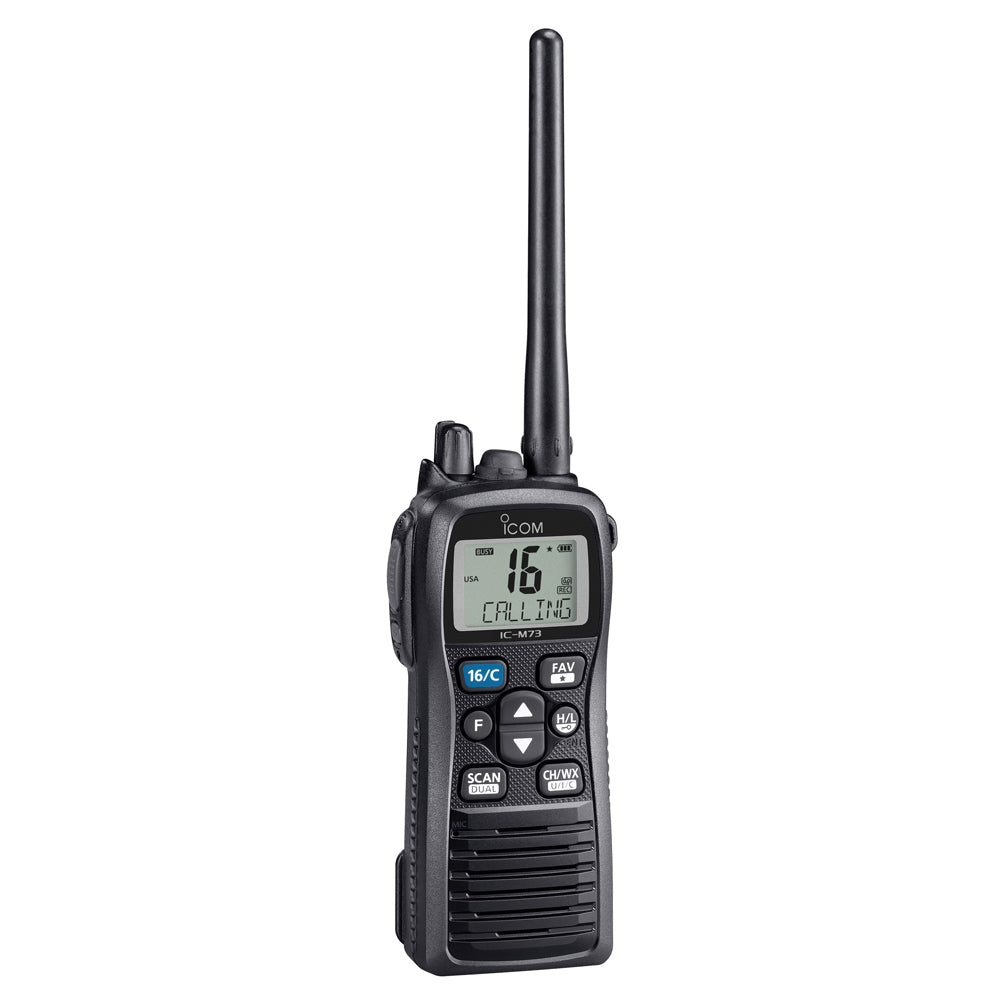 Icom IC-M73 Submersible Handheld VHF Marine Radio - 6W [M73 61 USA]