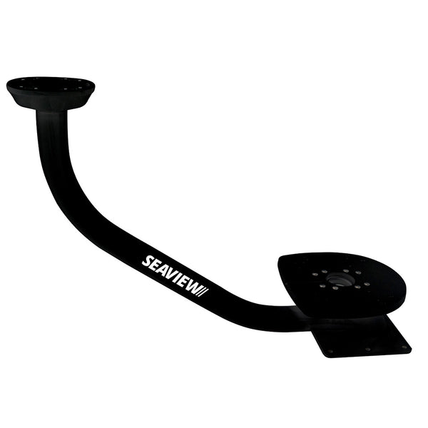 Seaview 28" Pre-Drilled Dual Mount f/Open Array Radars Up to 4.5 - Black - Top Plate Required