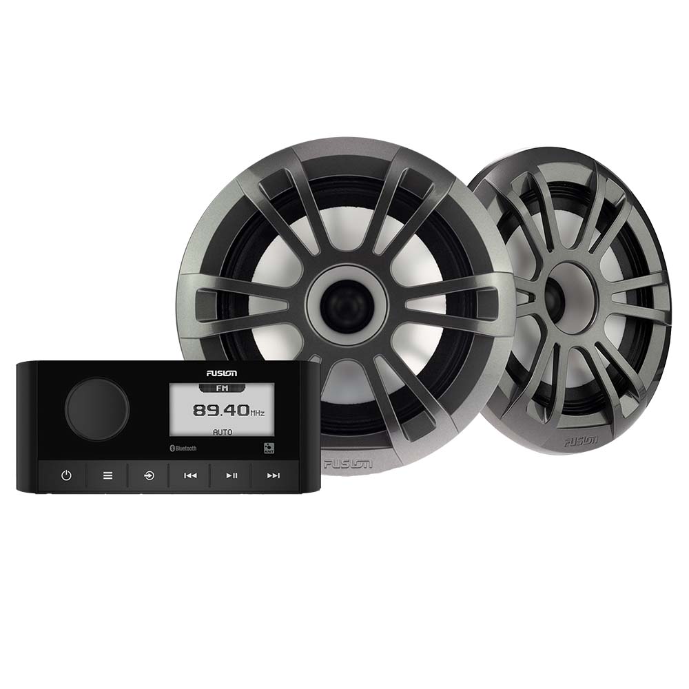 Fusion MS-RA60  6.5&quot; EL Sports Speaker Kit - Grey Speakers [010-02405-61]