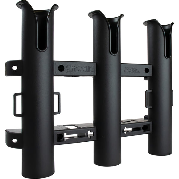 Sea-Dog Triple Threat Three Pole Rod Holder - Black