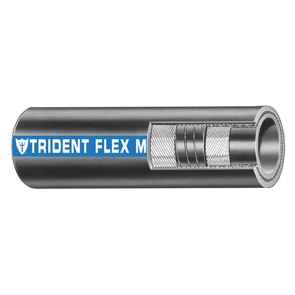 Trident Marine 3/4&quot; Flex Marine Wet Exhaust  Water Hose - Black - Sold by the Foot [100-0346-FT]