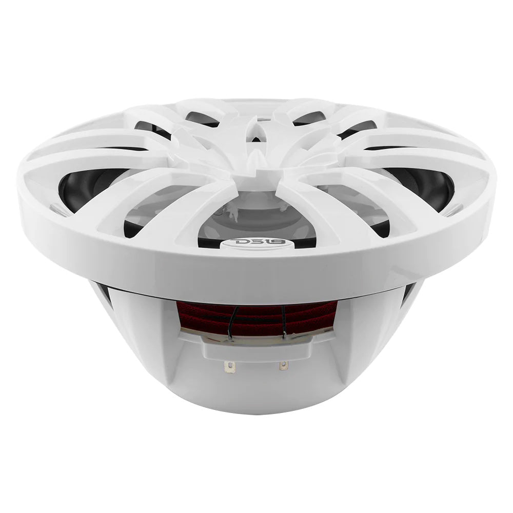 DS18 HYDRO 10&quot; 2-Way Marine Speakers w/Bullet Tweeters  Integrated RGB LED Lights - White [NXL-10/WH]