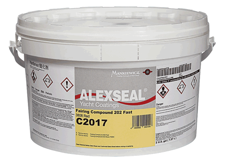 ALEXSEAL Fairing Compound 202 Fast Converter Red