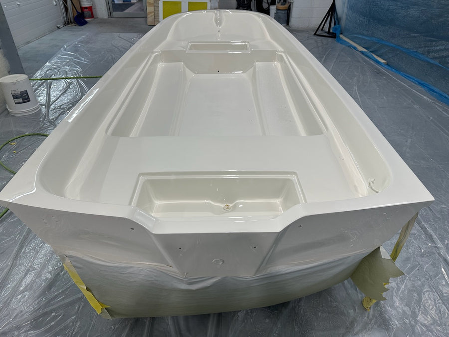 Boston Whaler Stress Crack Repair & Alexseal Paint