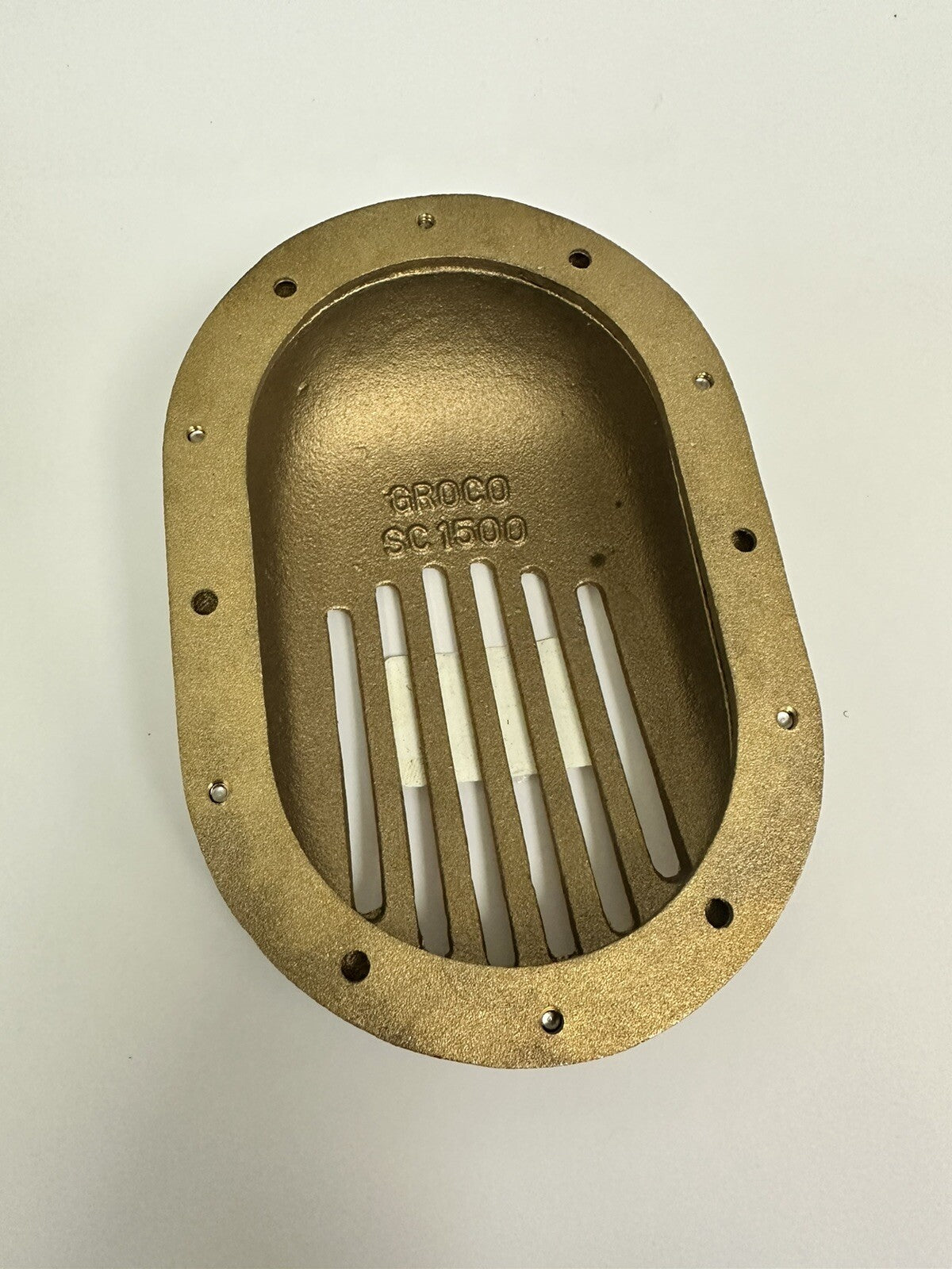Groco SC-1500 Bronze Clam Shell Style Hull Strainer with Mount Ring