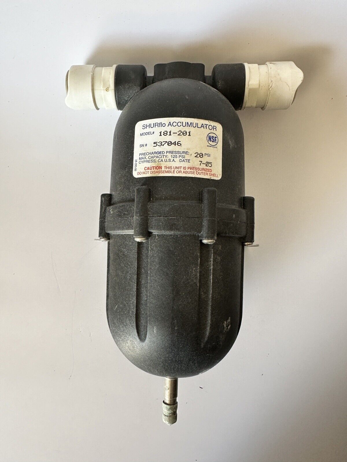 Shurflo Accumulator Tank 181-201