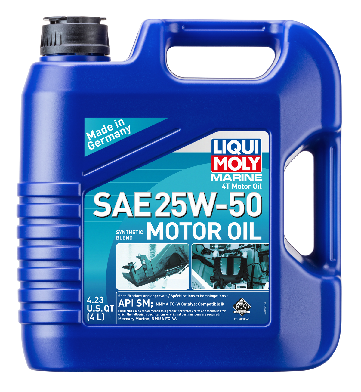 LIQUI MOLY Marine 4T Motor Oil SAE 25W-50 4L