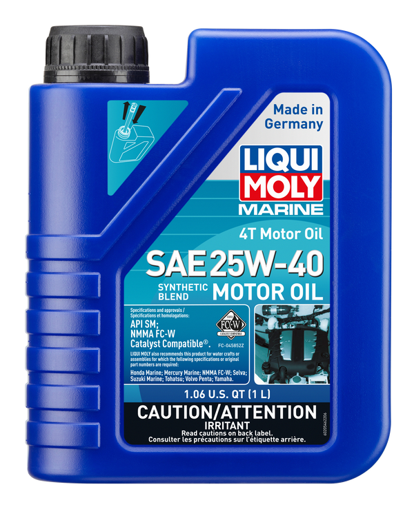LIQUI MOLY Marine 4T Motor Oil SAE 25W-40 1L