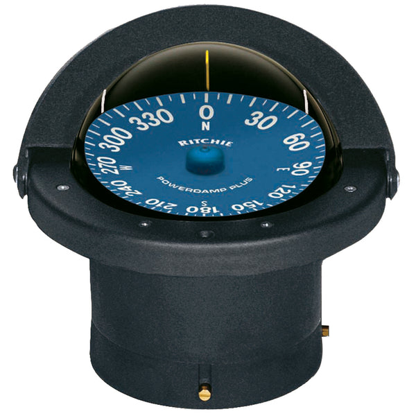 Ritchie SS-2000 SuperSport flush-mount boat compass in black