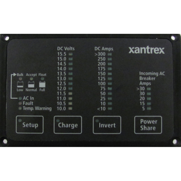 Xantrex Heart FDM-12-25 Remote Panel, Battery Status  Freedom Inverter/Charger Remote Control