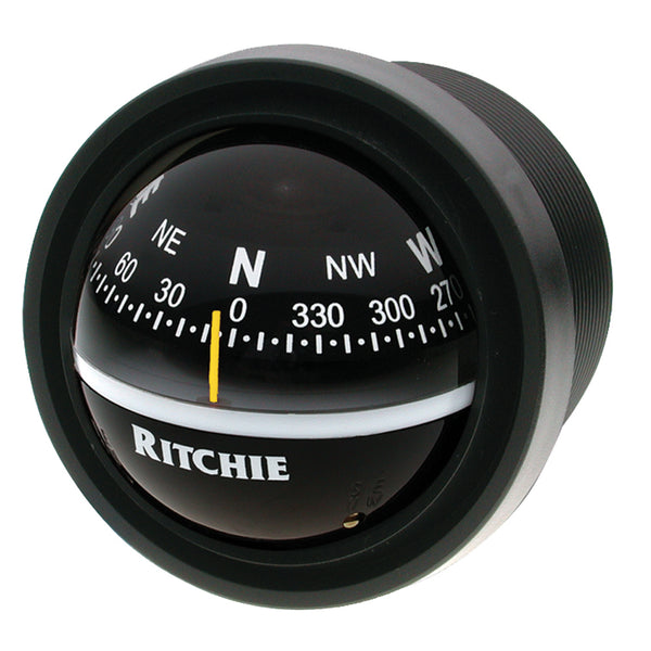 Ritchie V-57.2 Explorer dash-mount boat compass in black