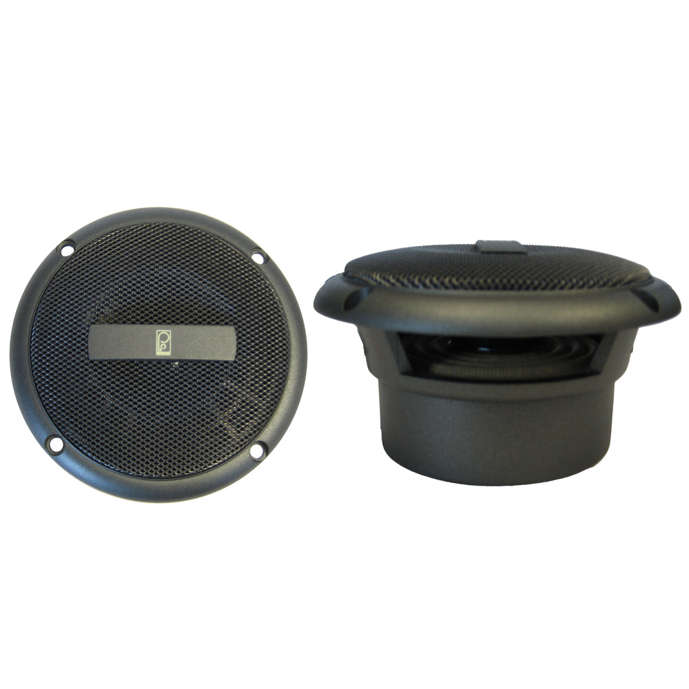 Poly-Planar MA-3013 3&quot; 60 Watt Round Component Speakers - Gray [MA3013G]