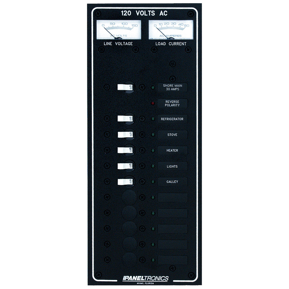 Paneltronics Standard AC 10 Position Breaker Panel &amp; Main w/LED [9972320B]
