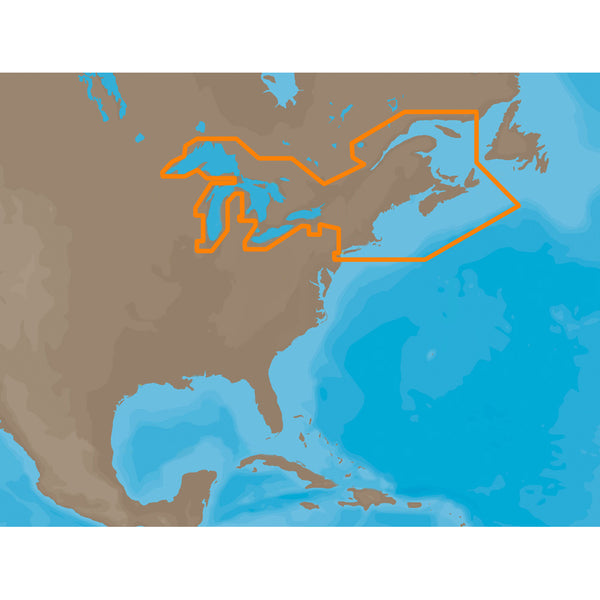 C-MAP MAX NA-M026 - Great Lakes & The Maritimes - SD Card