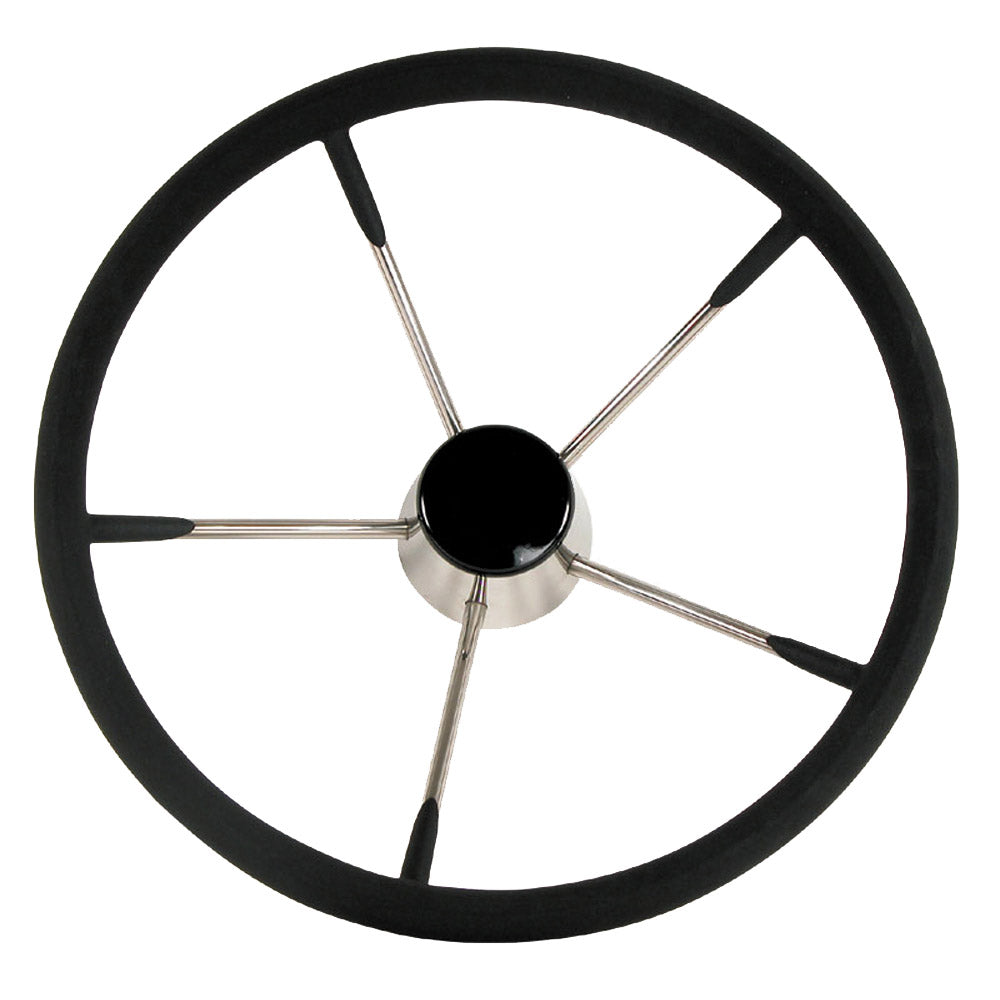 Whitecap Destroyer Steering Wheel - Black Foam - 13-1/2&quot; Diameter [S-9003B]