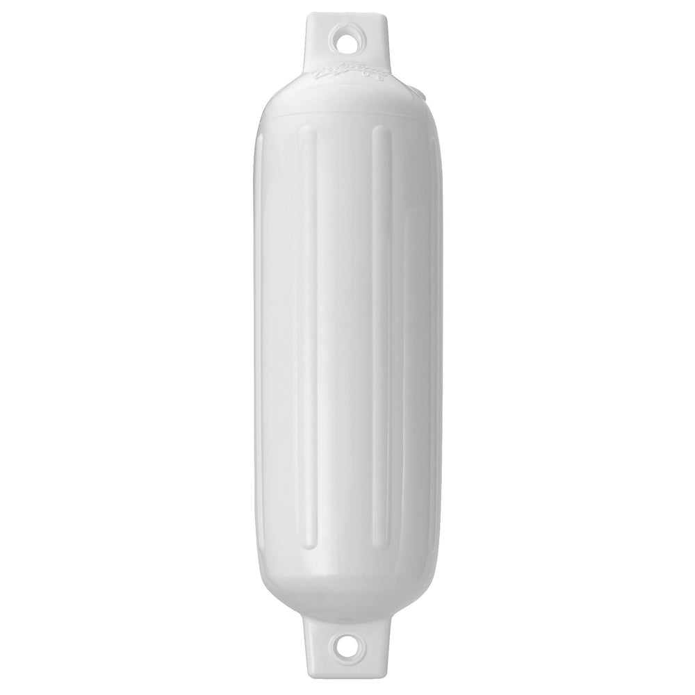 Polyform G-3 Twin Eye Fender 5.5&quot; x 19&quot; - White [G-3-WHITEWO]