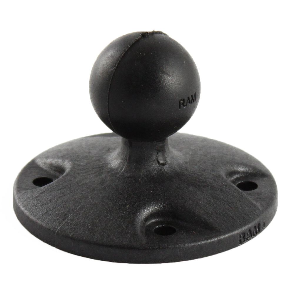 RAM Mount 2.5&quot; Composite Round Base w/1&quot; Ball [RAP-B-202U]