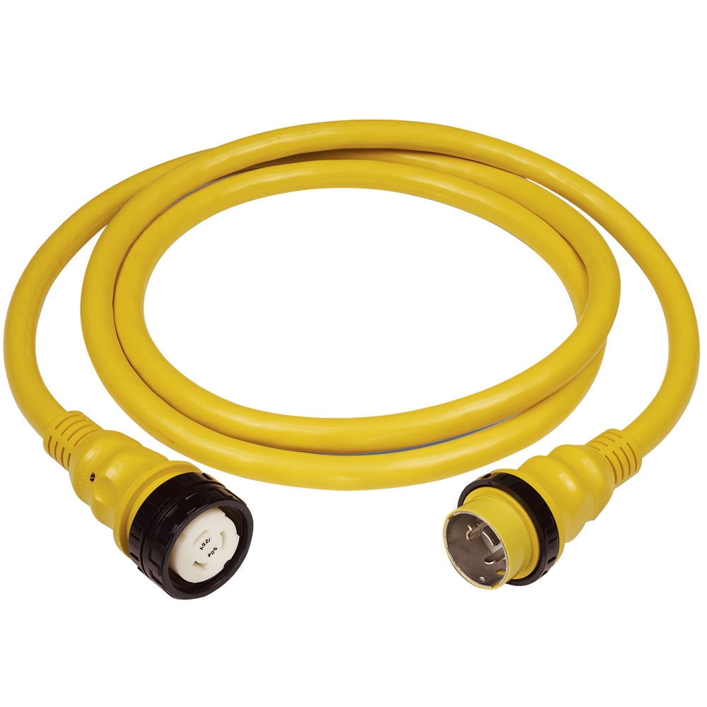 Marinco 50Amp 125/250V Shore Power Cable - 50&#39; - Yellow [6152SPP]