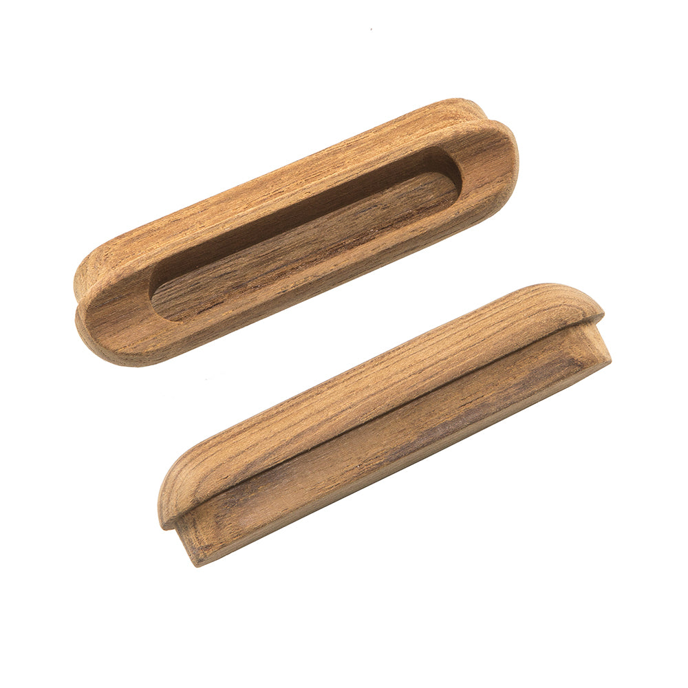 Whitecap Teak Oblong Drawer Pull - 4-1/16&quot;L - 2 Pack [60124-A]