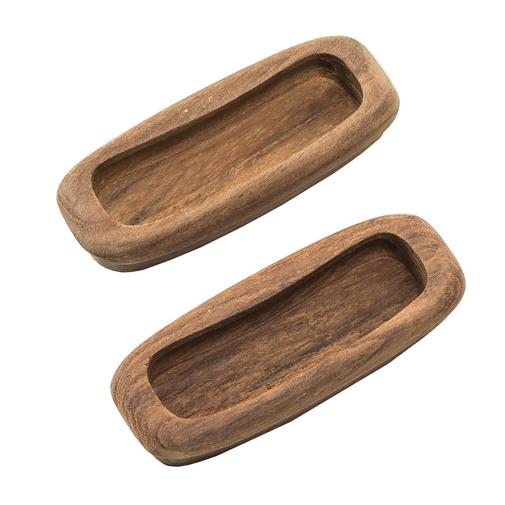 Whitecap Teak Rectangular Drawer Pull - 3-1/4&quot;L - 2 Pack [60135-A]