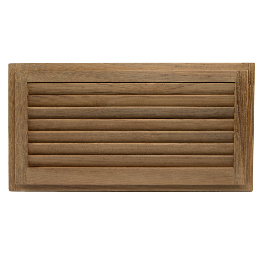 Whitecap Teak Louvered Insert - 9-3/8&quot; x 18&quot; x 3/4&quot; [60716]