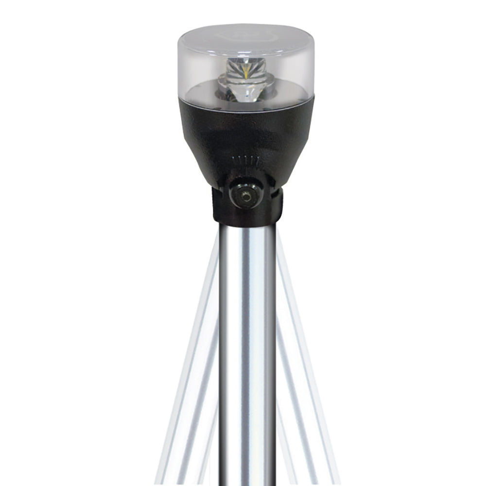 Attwood LED Articulating All Around Light - 42&quot; Pole [5530-42A7]