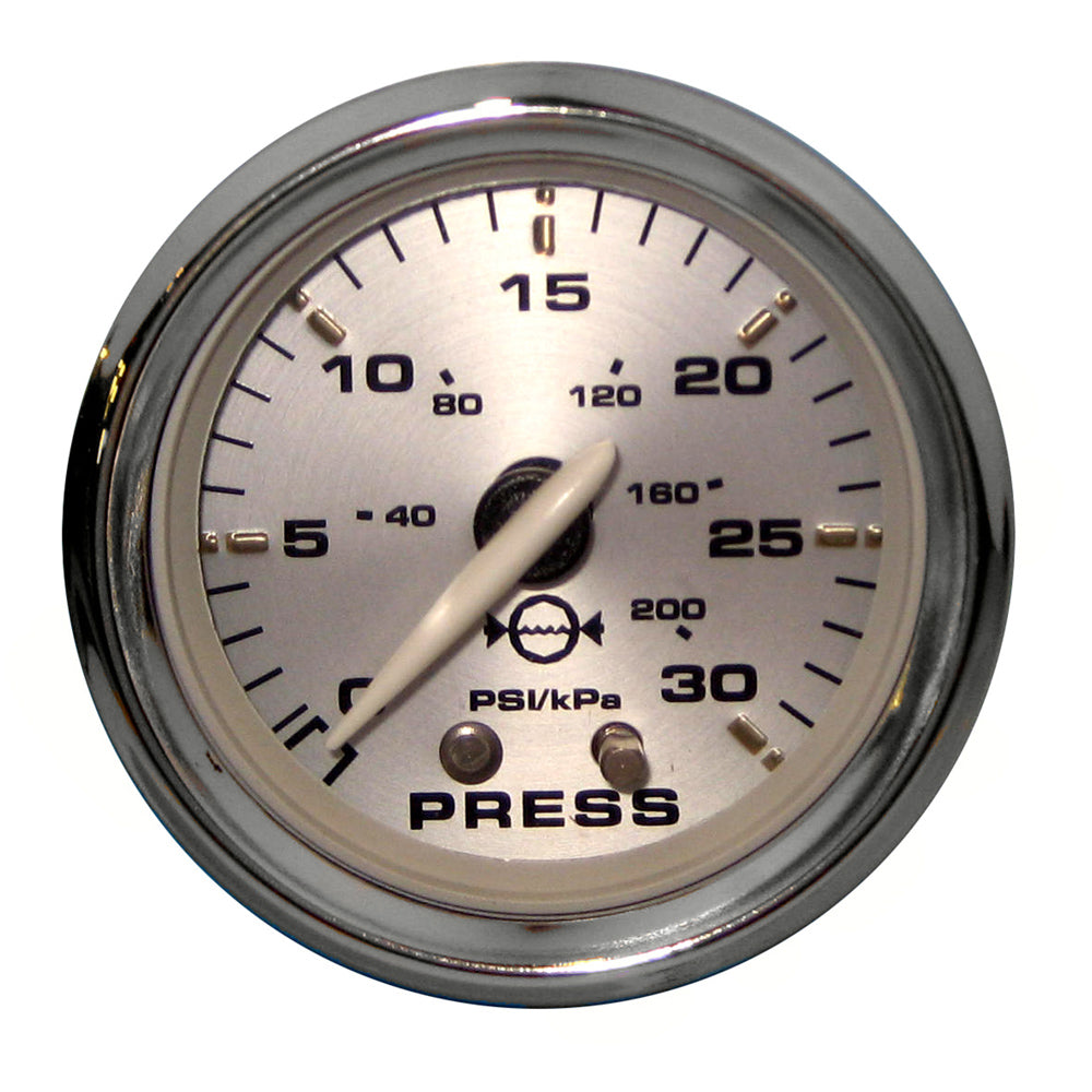 Faria Kronos 2&quot; Water Pressure Gauge Kit - 30 PSI [19007]