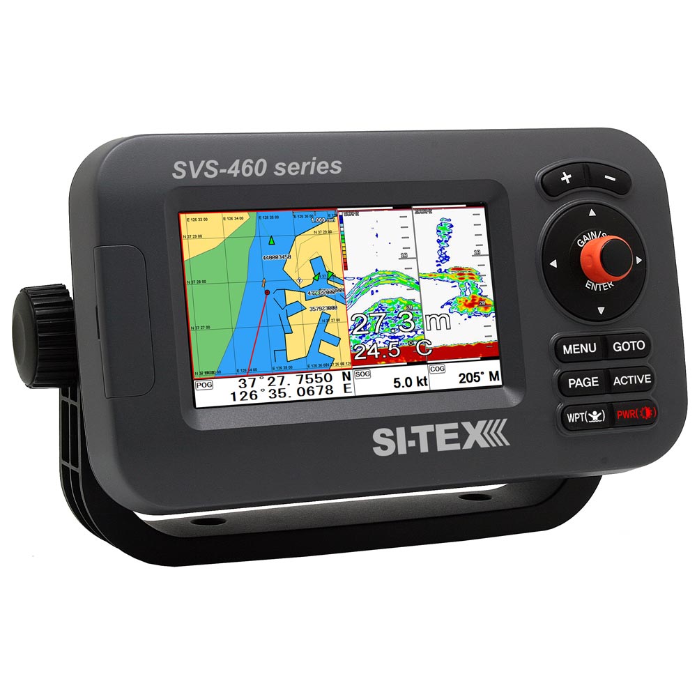 SI-TEX SVS-460CE Chartplotter - 4.3&quot; Color Screen w/Internal  External GPS Antennas  Navionics+ Flexible Coverage [SVS-460CE]
