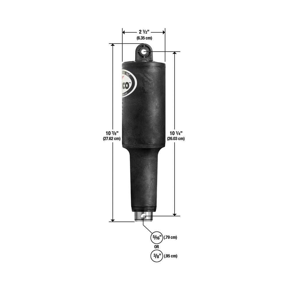 Lenco 101XDS Short Extreme Duty Actuator - 12V - 2-1/4&quot; Stroke w/5/16&quot; Hardware [15057-001]