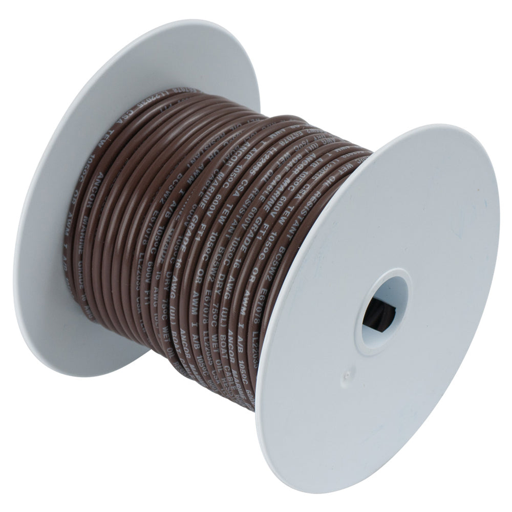 Ancor Brown 14AWG Tinned Copper Wire - 100&#39; [104210]