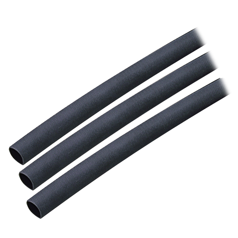 Ancor Adhesive Lined Heat Shrink Tubing (ALT) - 1/4&quot; x 3&quot; - 3-Pack - Black [303103]